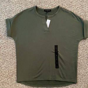 Banana Republic cuffed short sleeve shirt